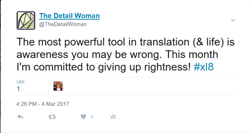 TheDetailWoman tweet from 4:26 PM - 4 Mar 2017.